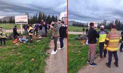 Motosikleti ile yol kenarına savrulan 42 yaşındaki sürücü öldü