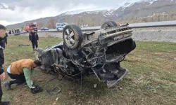 Otomobil takla attı: 1 ölü, 2 yaralı