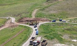 Yol çalışmasında insan kemikleri bulundu