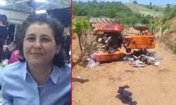 Şarampole yuvarlanan traktördeki 1 çocuk annesi kadın öldü