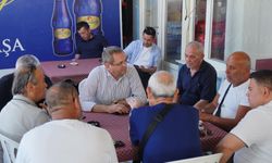 Başkan Ergin Küçükköy ve Sarımsaklı'da vatandaşlarla bayramlaştı