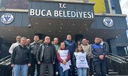 Buca Belediyesi memurları TİS alacakları için eylemde