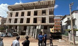 Çalıştığı inşaatta can verdi