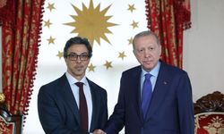 Erdoğan, BAE başkan yardımcısı Şeyh Mansur'u kabul etti