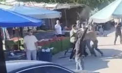 İzmir Foça'da pazarcılar arasında silahlı kavga çıktı: 7 kişi gözaltına alındı