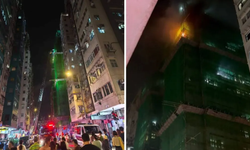 Hong Kong'da apartman alevlere teslim oldu: Can kaybı var