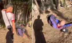 İzmir'de yaşlı adamı darbedip görüntüleyen iki şüpheli tutuklandı