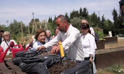 Büyükşehir'den organik atıklar için kompost eğitimi