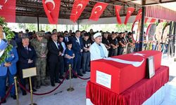 Kazada şehit olan polis memuru son yolculuğuna uğurlandı