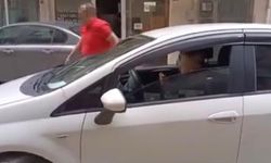 Otopark tartışması kavgaya dönüştü: O anlar kameraya yansıdı!