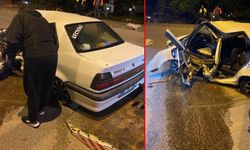 Kontrolden çıkan araç refüjlere çarparak durabildi: 1 ölü