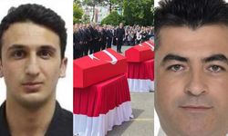 Şehit polisler Erkan Tütüncüler ve Emrah Koç son yolculuğuna uğurlandı