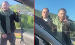 Trafik tartışması yumruklu saldırıya dönüştü! Bolu Dağı'nda d*hşet anları kamerada