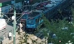Tramvay hattında korku dou anlar: Motosikletli ağır yaralı!