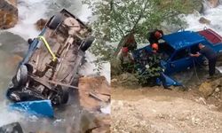 Yayladan dönen otomobil dereye yuvarlandı: Feci kaza evli çifti hayattan kopardı!
