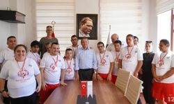 Özel sporculardan gururlandıran başarı
