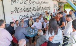 Başkan Tugay, hizmet rotasına Kiraz'dan başladı