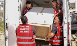 Efeler Belediyesi ihtiyaç sahibi ailenin yüzünü güldürdü