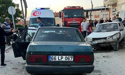 Freni patlayan otomobilin sebep olduğu zincirleme kaza: Yaralılar var!