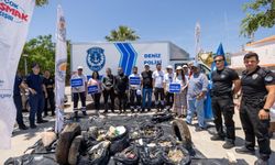Karaburun’da çevre seferberliği: 750 kilo atık toplandı