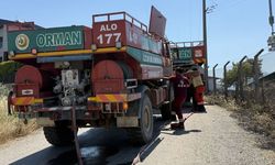 İzmir Kemalpaşa'da zirai alanda çıkan yangın söndürüldü