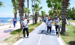Kuşadası sahillerinde kapsamlı bakım çalışması