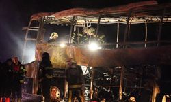 İzmir'den yola çıkan yolcu otobüsünün alev aldığı kazada ölü sayısı 9'a yükseldi