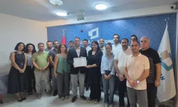 BİK İzmir'de staj yapan Koçak’a katılım belgesi