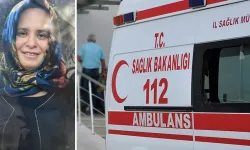 Çatıdan düşen parçaların isabet ettiği kadın canından oldu