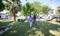 Çeşme'de park ve spor alanları yenileniyor