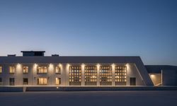 Dikili’de yeni itfaiye hizmet binası hızla yükseliyor
