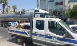 Efes Selçuk'ta kaldırım işgallerine zabıta müdahalesi