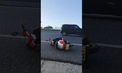 Motosikletinin direksiyon hakimiyetini kaybeden genç kadın yaşamını yitirdi