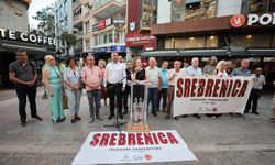 Konak'ta Srebrenitsa Katliamı'nın 31. yılı için anma etkinliği
