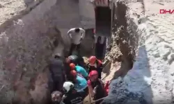 Malatya'da inşaatta göçük: 2 işçi toprak altında