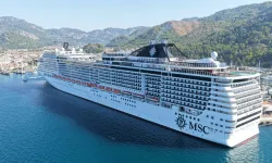 Marmaris'e "MSC Divina" ile 4 bin 220 turist geldi