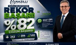 Nazilli Belediyesi'nden son 17 yılın en yüksek çözüm oranı