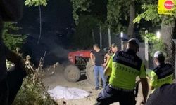 Kontrolden çıkan traktör devrildi, sürücü hayatını kaybetti