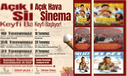 Yaz akşamları sinema keyfi Bayraklı'da yaşanıyor