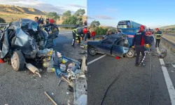 3 aracın karıştığı feci kaza: 2 ölü, 2 yaralı