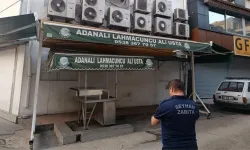 Adana’da gündem olan seyyar lahmacun tezgâhı kaldırıldı