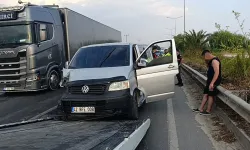 Alkollü sürücünün karıştığı kazada eşi yaralandı