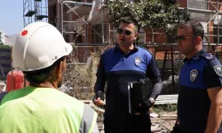 Bayraklı'da şantiyeler mercek altında!