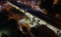 Bornova Aktarma İstasyonu baştan sona yenilendi, ışıklandırıldı