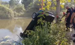 Dereye uçan otomobilin 52 yaşındaki sürücüsü hayatını kaybetti
