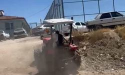 Hayvan otlatma nedeniyle çıkan kavgada traktör d*hşeti yaşandı: Köy korucusu ağır yaralandı!