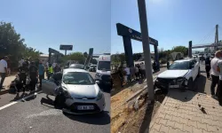 İki otomobilin çarpıştığı kazada 4 kişi yaralandı