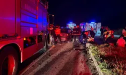 İki otomobilin çarpıştığı kazada 5 yaralı