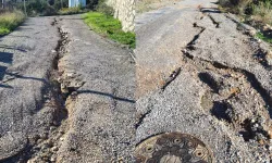 İzmir Karaburun’da bozuk yol tepkisi: Site sakinleri onarım bekliyor