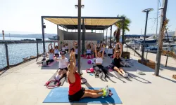 İzmir Marina’da ücretsiz spor etkinliklerine yoğun ilgi